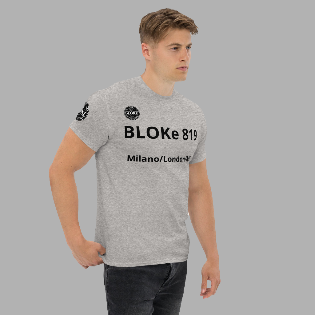 BLOKe 819 edit Milano/London/NY T shirt for Men and Women.