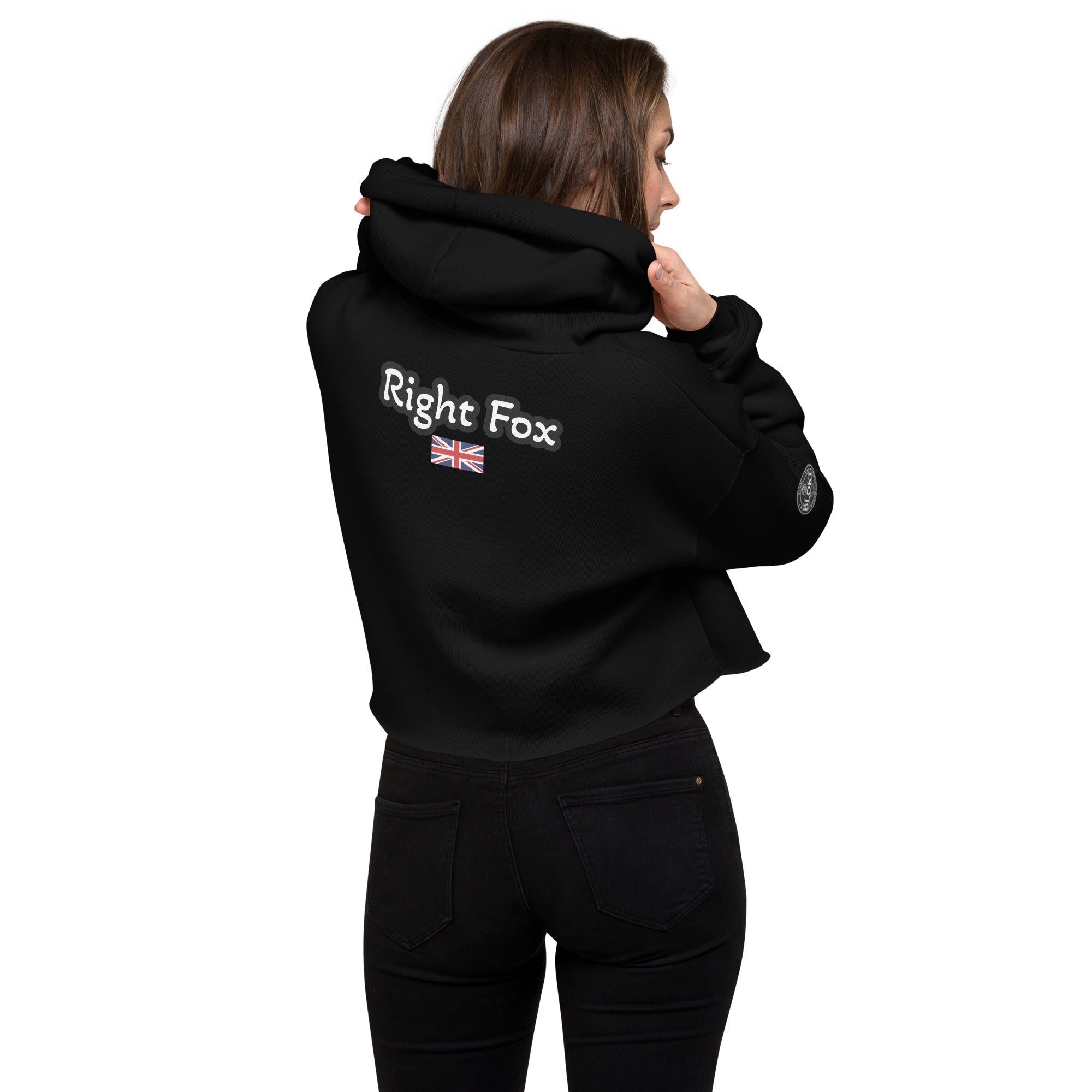 Women's unique Right Fox HoodieProduct mockup